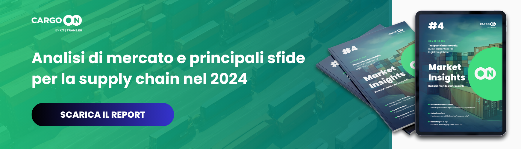 Analisi di mercato e principali sfide per la supply chain nel 2024 - report CargoON