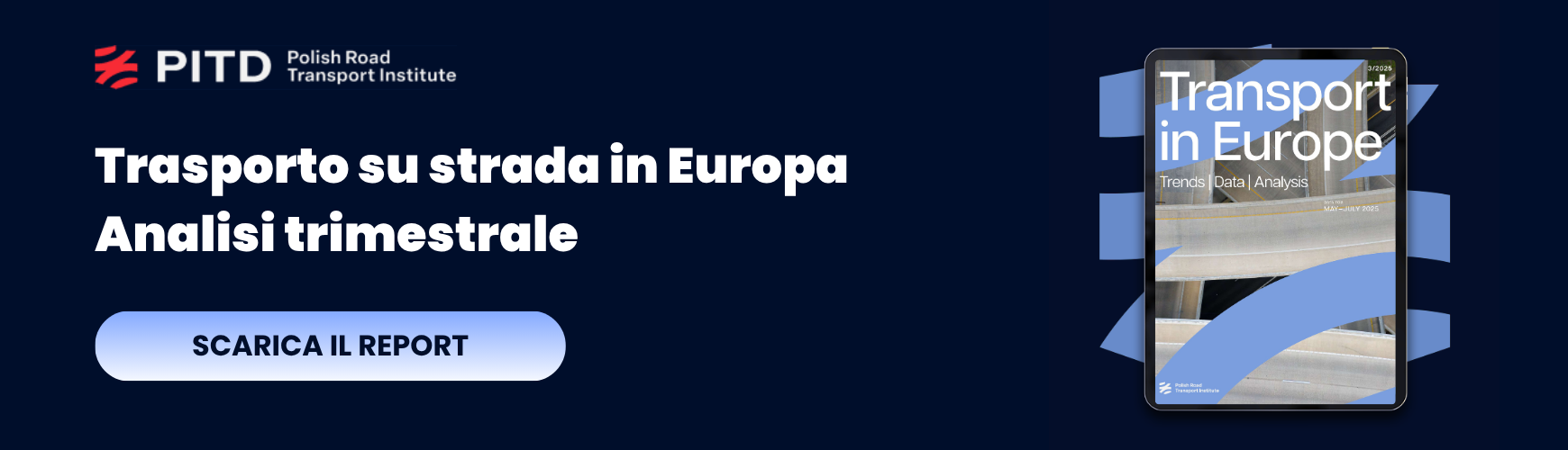 Report trimestrale sul trasporto in Europa
