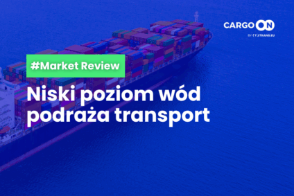 Niski poziom wód podraża transport