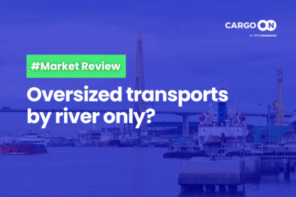 Oversized transports by river only