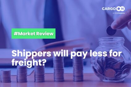 Shippers will pay less for freight?