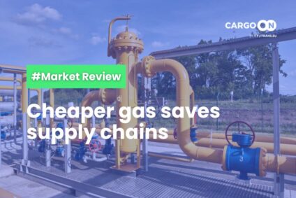 Cheaper gas saves supply chains