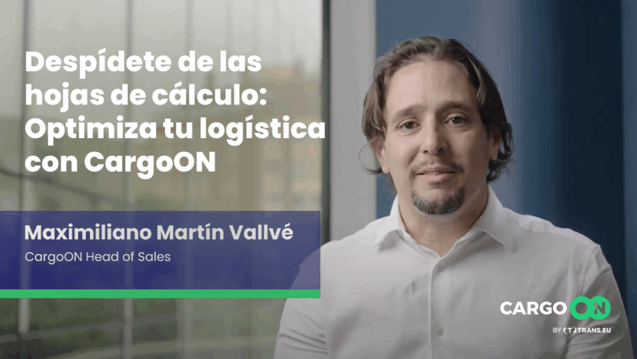 Despídete de las hojas de cálculo Optimiza tu logística con CargoON