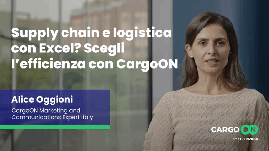 Supply chain e logistica con Excel? Scegli l'efficienza con CargoON!