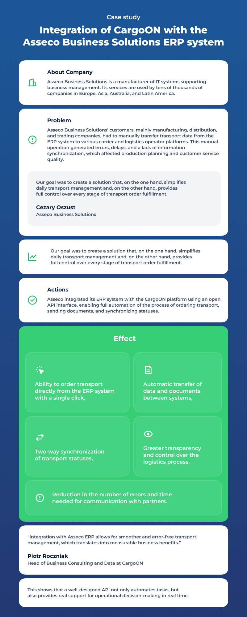 CargoON - How to standardize and enable scaling of transport in the global supply chain