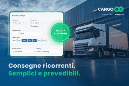 Slot di carico ricorrenti per i tuoi clienti chiave: la nuova funzionalità di CargoON